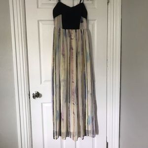 Watercolor Maxi Dress